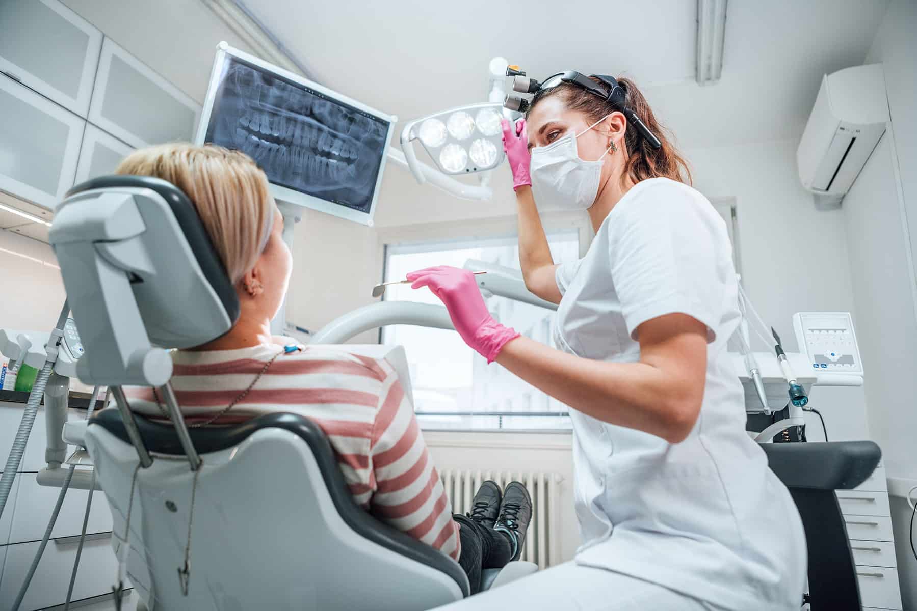 Restorative dental appointment in Cumming, GA